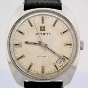 Title: Zenith / Vintage Automatic - Gentlemen's Steel Wrist WatchDescription: Brand : Zenith Model :