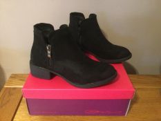 Dolcis “Roddy” Ankle Boots, Size 3, Black - New RRP £47.99