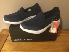 Gola “San Luis” Ladies Trainers, Size 8, Navy/White - New RRP £33.00