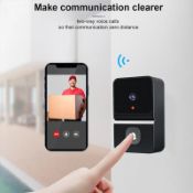 Smart Visual Doorbell Two-Way Intercom Infrared Night Vision Remote Monitoring Security System Wi...