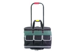 Title: Plastic Bottom Large Capacity Tool Bag, Oxford Cloth Multiple Pockets RRP Â£39.76 L27a