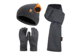 Title: 6 x Winter Hat, Scarf And Gloves Set - Lb32 Description: Surplus Amazon Stock - 6 x Winter