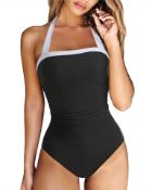 Title: 7 x Tummy Control Swimwear Lb9 Description: Surplus Amazon Stock - Colours& Designs May Vary.