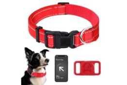 Title: 7 x Pet Dog Collars with AirTag Holder Lb21 Description: Surplus Amazon Stock - Colours&