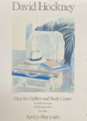 David Hockney. 1980 Exhibition Poster.