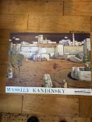 Wassily Kandinsky. Monumental Print Titled 'Ville Arabe 1905. (1989)