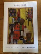 Karel Appel 1987 Tate Gallery Exhibition Poster