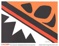 Alexander Calder 'La Grenouille et la Scie' 1974 With text.