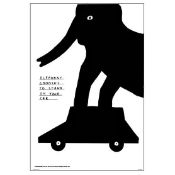 David Shrigley 'ELEPHANT CHOOSES TO STAND ON YOUR CAR'