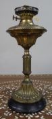Victorian Brass “Hinks Duplex” Oil Lamp