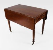 English Regency Mahogany Pembroke Table