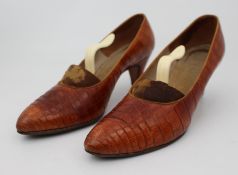 Pair of Vintage Ladies Ravne High Heel Court Shoes