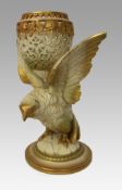Royal Worcester Reticulated Pot Pourri Vase, Shape G11, 1923