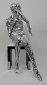 Mirrored Mannequin Seated