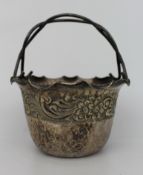 Victorian Silver Plated Basket – Deakin & Sons