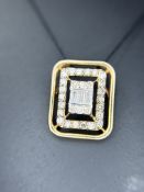 Beautiful Natural 0.40 CT Diamond Pendant With 18k Yellow Gold
