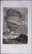 Minions Bodmin Cornwall Cheesewring Antique 224 Years-Old Steel-Engraving-74