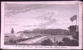 Mount Edgcumbe-Cornwall Rare 1776 Georgian Copper Plate Antique Engraving -51