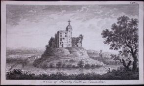 Hornby Castle Lancashire Rare 1776 Georgian Copper Antique Engraving-41