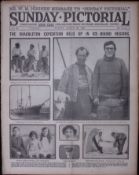 The Shackleton Expedition Reports & Photos Complete Antique 1916 Newspaper.
