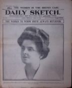 Brides In the Bath Murders Reports & Photos Complete Antique 1915 Newspaper.
