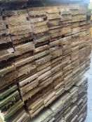 Huge Pallet of 320 Treated Fencing Latts 20mm x 130mm @2.4m Long