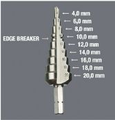 Tower HSS Step Drill Bit 4 mm to 20mm