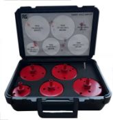 6 Piece Large Hole saw Kit with Arbor RRP 99.99