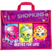 36 x Children's Official Licensed Shopkins Book Bag School 1