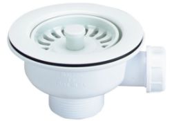 72 x Astracast - WK0019 Mcalpine White 90mm 3 1/2