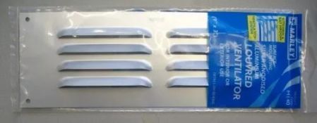 400 x Silver Hit & Miss 9 x 3 Vents (4 Boxes of 100) 1