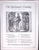 Guinness 1957 Genuine 68 Years-Old Print Sportsman Greeting G.E.2786