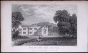 Cornwall Helstone Trelowarren Antique 193 Years-Old Steel-Engraving-19