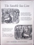 Guinness 68 Years-Old Advert 1957 Sensible Sea-Lion Print: G.E.2335-A