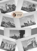 Job Lot Somerset Francis Grose Antique 230+ Years Old Copper Engravings.