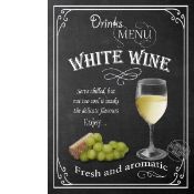 White Wine Drinks Of The Past & Present Pint- Shorts-Wine Metal Wall Art