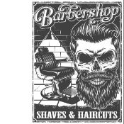 Barber Shop -Cut Throat Shave- Beard Trim-Haircut-Retro Metal Wall Art-