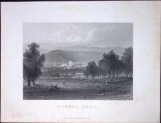 Balmoral Castle Scotland Antique 152 Years-Old Engraving-22
