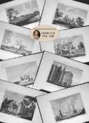 Job Lot County Kent Francis Grose Antique 230+ Years Old Copper Engravings-1.