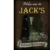 English Vintage Pub Sign Jack The Ripper Metal