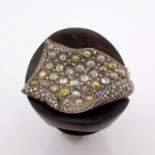 Natural Diamond 925 Silver Ring