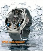Men GPS Track Smart Watch 1.85 Inch Ultra HD AMOLED Screen 710 Mah Battery Bluetooth Call Smartwa...