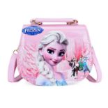 Disney Frozen Elsa Shoulder Bag Kids Crossbody Handbag Kindergarten Pink