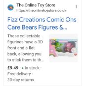 Title: 10 Pcs - Care Bear Toy RRP £9.99Description: 10 Pcs - Care Bear Toy RRP £9.99 Condition: