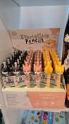 Title: 50 Assorted Novelty Pens / Pencils As Pictured With Display UnitDescription: 50 Assorted