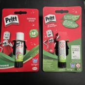 Title: 500 Pcs Brand New Pritt Stick Glue All Moist None Dry Brand New Sealed StockDescription: