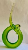 Vintage Murano Style Abstract Entwined Sculpture