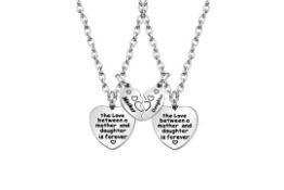 10 x Mother Daughter Necklace Set