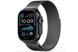 14 x Original Milanese Loop Strap Compatible With Apple Watch - Grey