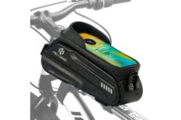 Bike Handlebar Bag with Mobile Phone Holder L13a